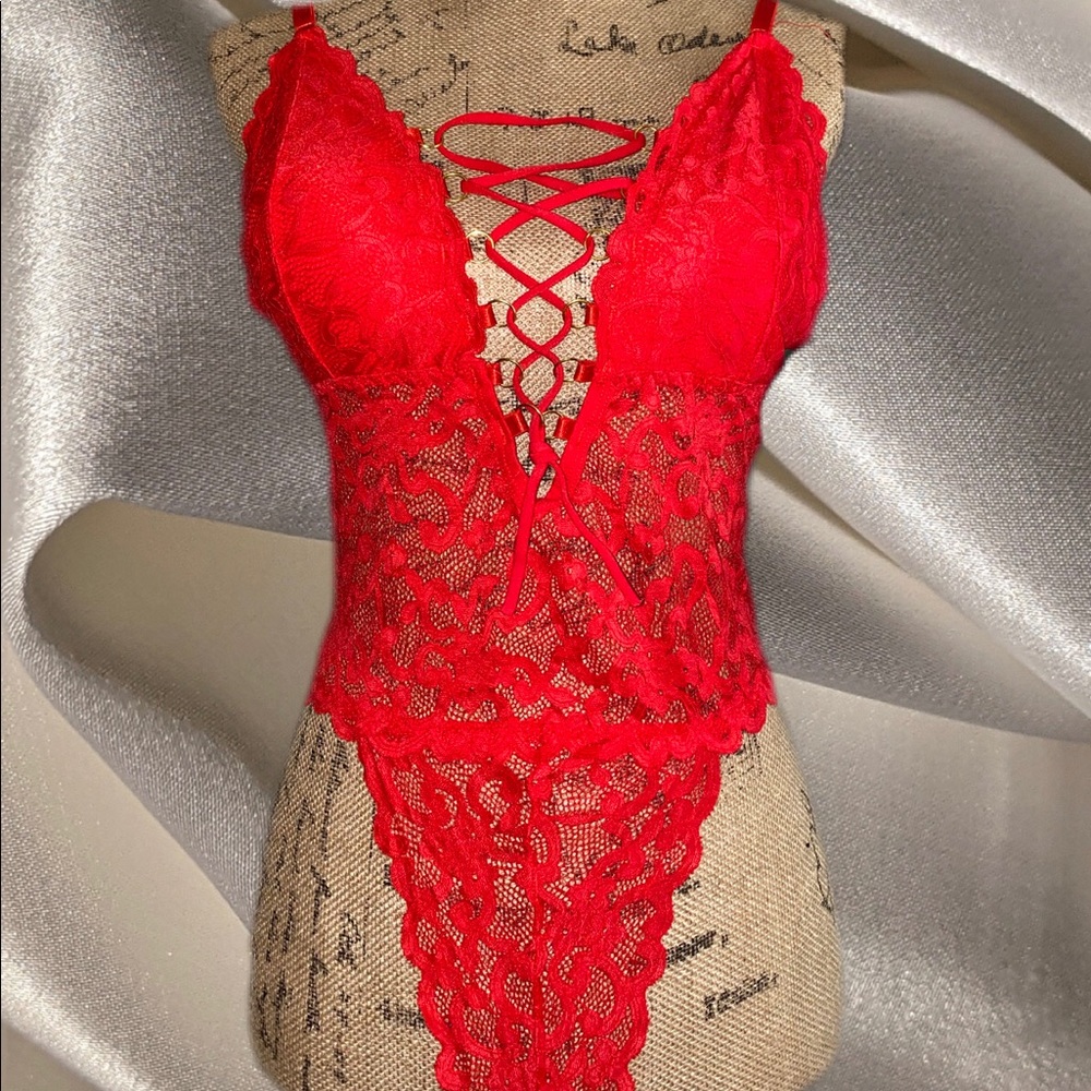 Red Lace Lingerie